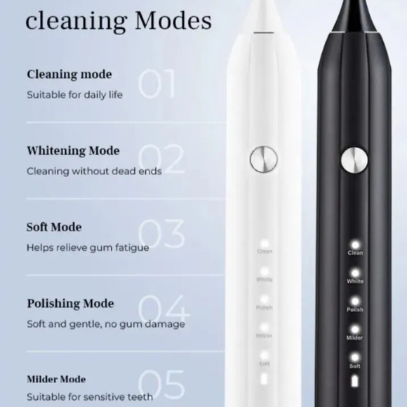 Sodentist Electric Toothbrush - Black Color - Model M2 - Picture 2 of 8